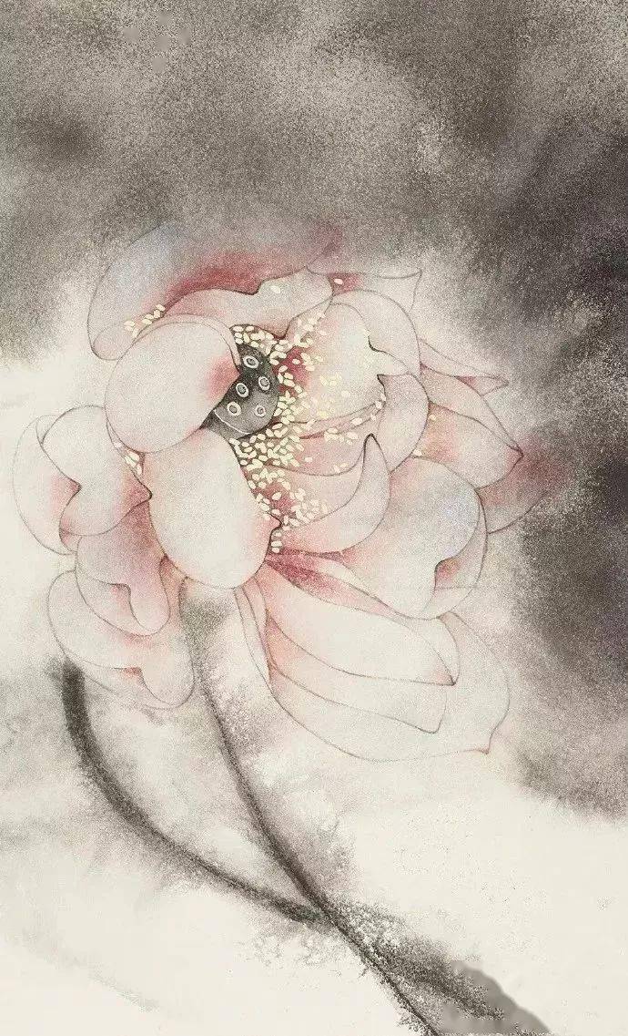 她笔下佛像,莲花惊艳画坛!她的小说《叶落长安》引起轰动!