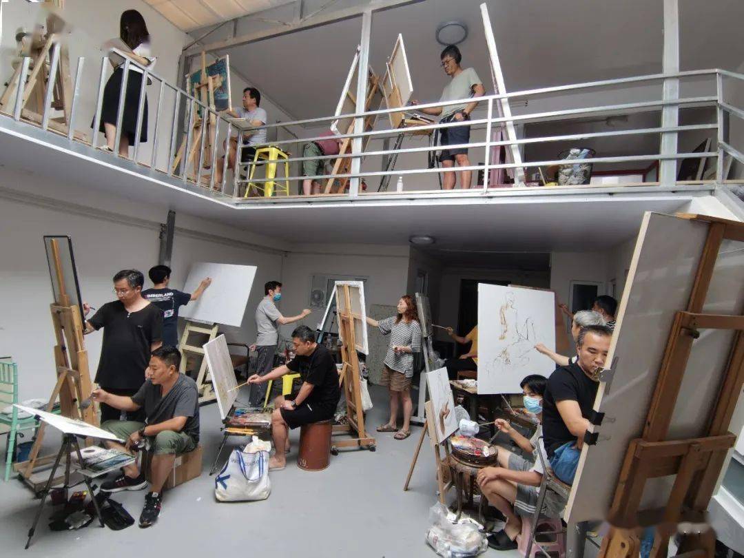 【写生】四合画院2022北京年暑假人体写生交流班写生回顾_靳超_王昕利