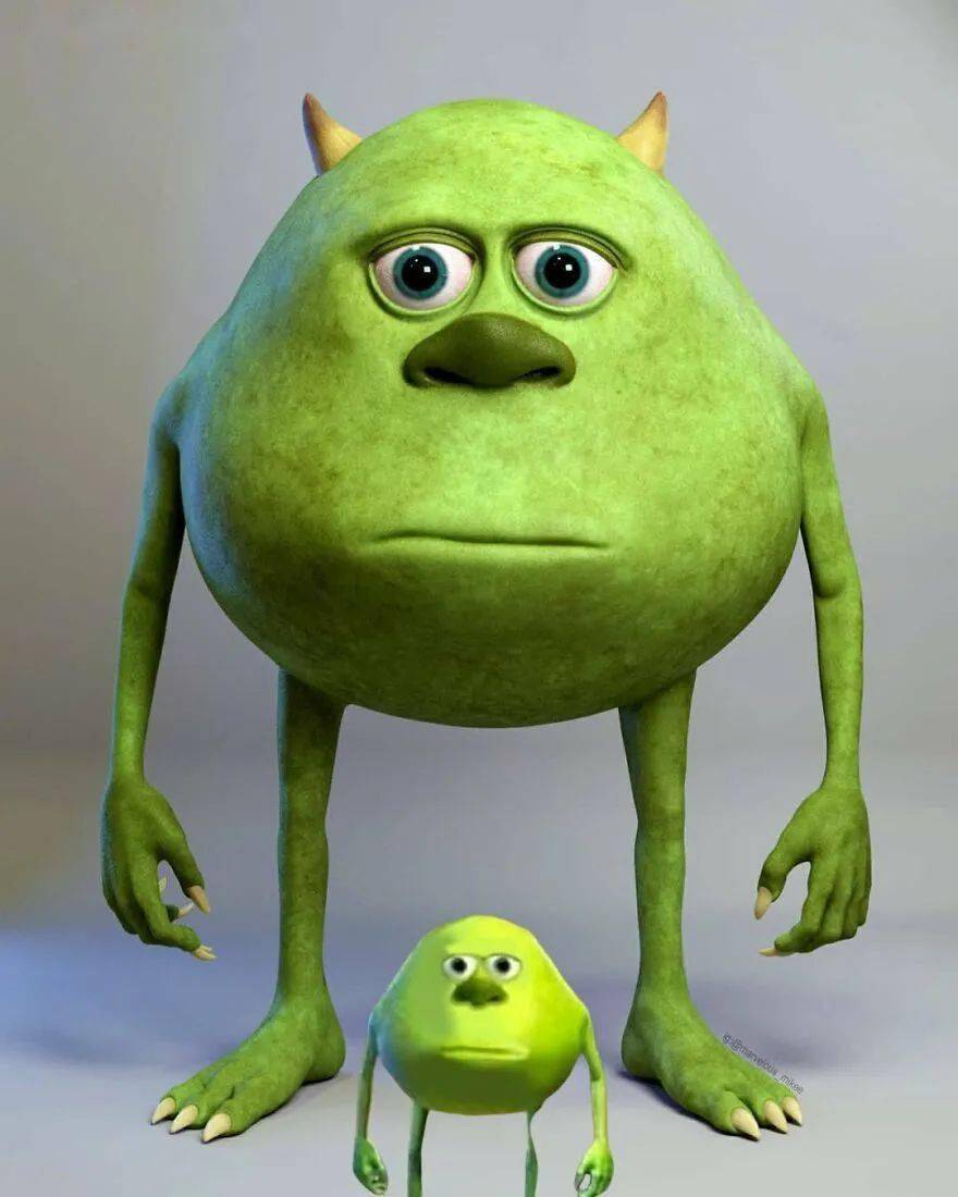 大眼仔悲伤蛙暴走表情包海绵宝宝艺术家总喜欢把卡通人物变得写实风格