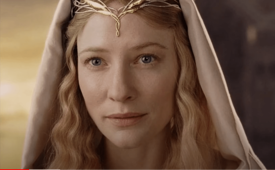 他还带着他的妻子埃尔玟前往,因为他的妻子是泰勒瑞精灵的一部分