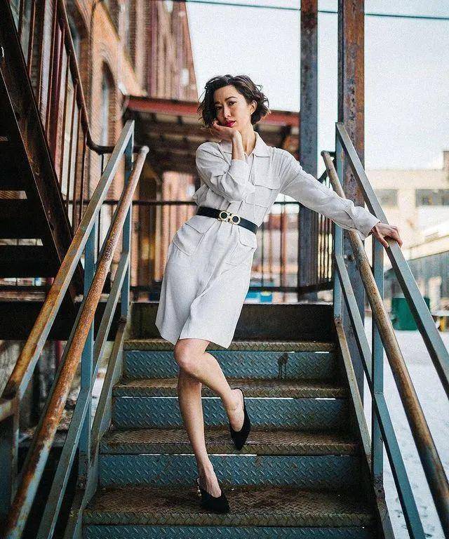 一位就喜欢穿小黑裙的博主 看看她怎么把小黑裙穿好看_vanessa_黑色