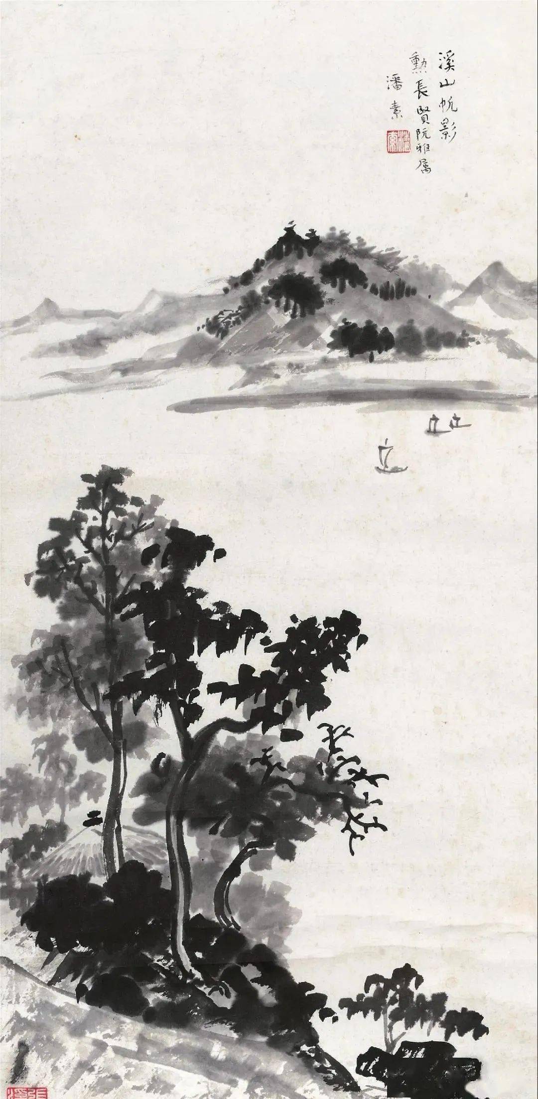 民国青绿山水女画家潘素：金碧山水，典雅细腻