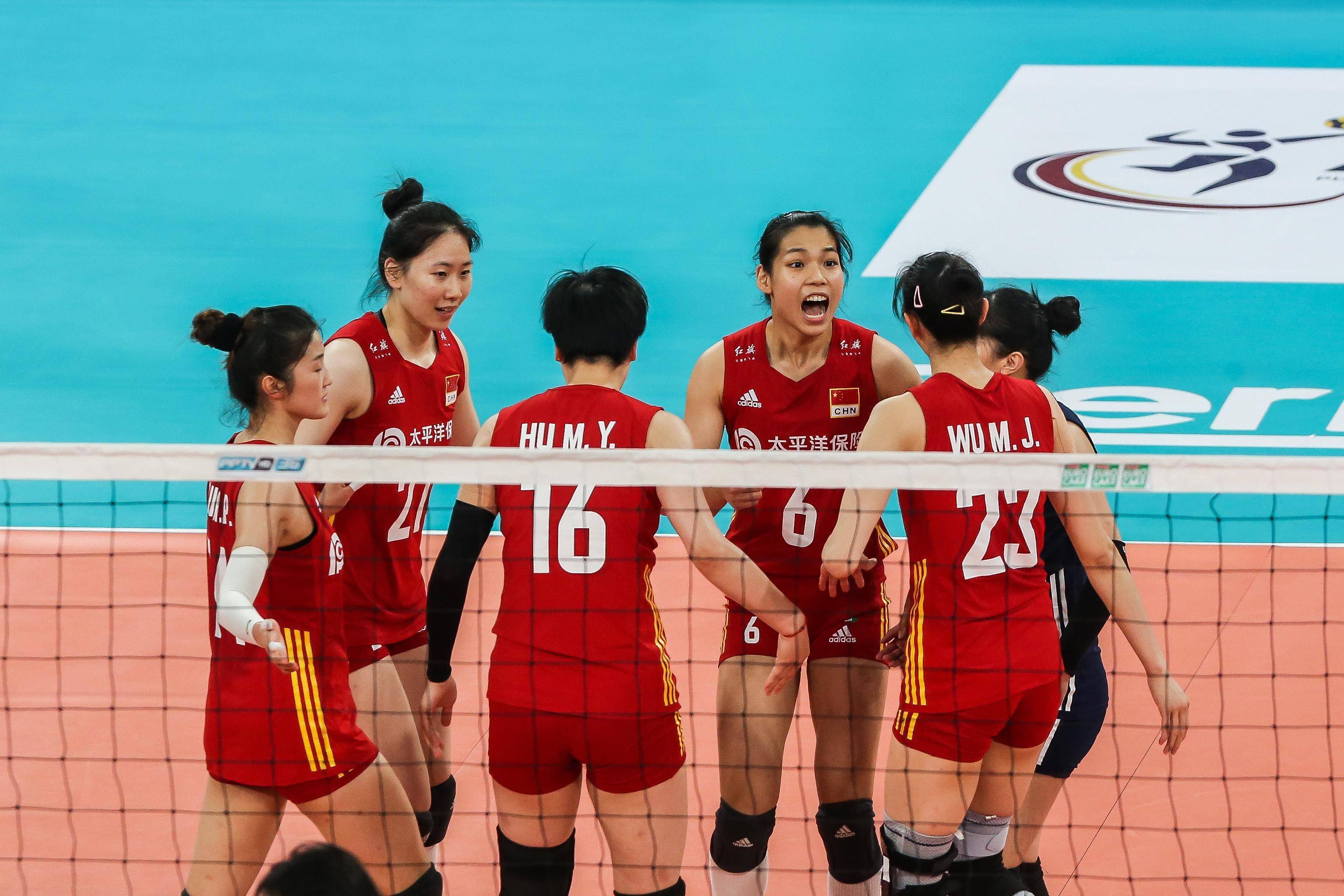 中国女排二队3-1逆转伊朗,小组赛四连胜晋级8强,将战澳大利亚_中国队