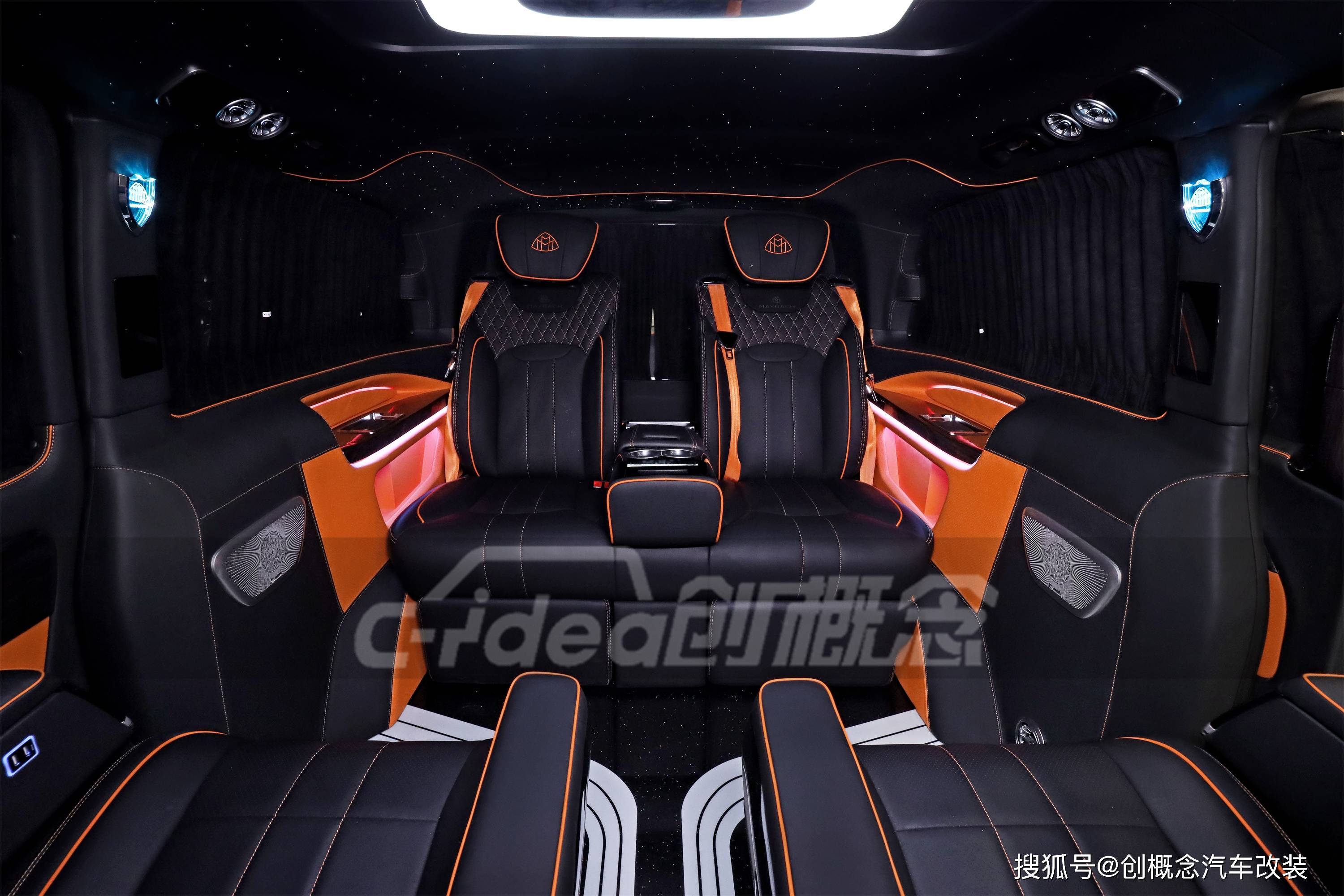 打造个性与时尚兼备的风格内饰,奔驰威霆改装后效果图案例分享_搜狐汽车_搜狐网