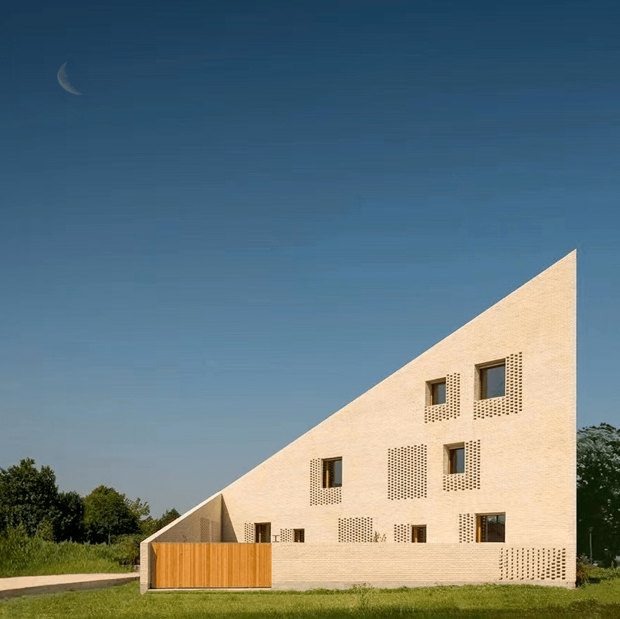 零能耗住宅,梯形户型这样设计真有趣_建筑_项目_城市