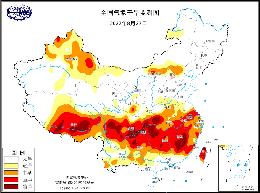气象干旱橙色预警！重庆四川等地存在中度至重度气象干旱