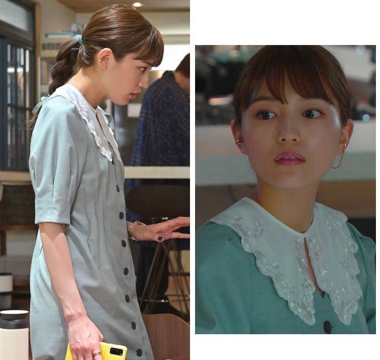 跟着日剧女主学穿搭,满满都是重点,上班党的学习指南_look_连衣裙