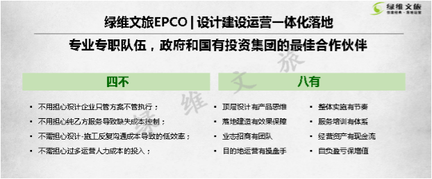 绿维文旅：乡村项目成败看运营，更适“EPC+O”模式