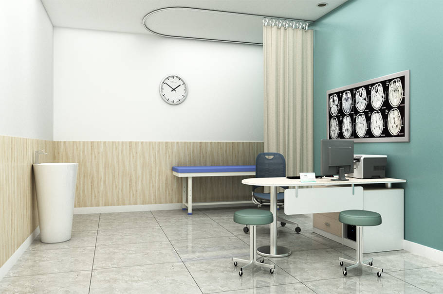 医院标准诊室医疗家具的选择配置是这样的!_患者_检查_医生