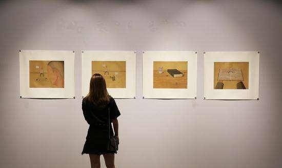 何云昌:行为艺术家,取自己肋骨制成项链,送给最爱的5个女人_作品_油画