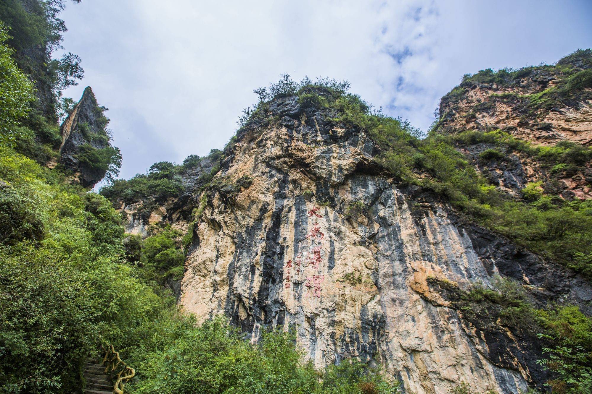 定西渭河源景区路线图图片