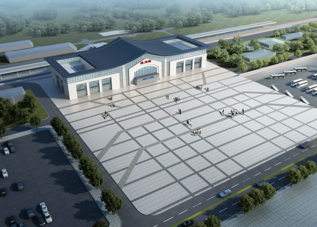 西延高铁上的铜川北站,宜君站,黄陵西站,洛川站,富县北站5座站房.