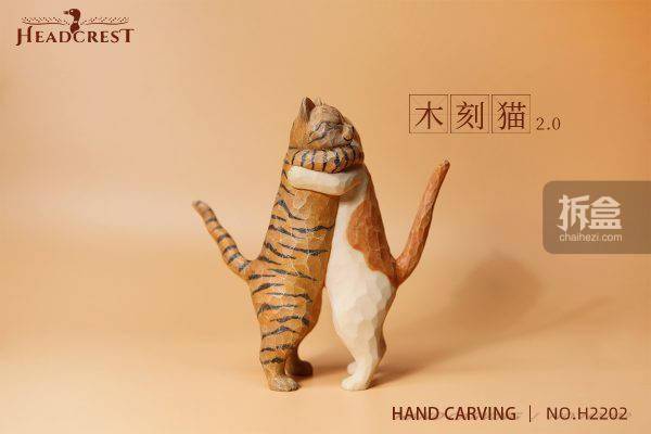 HEADCREST 花房樱木刻猫2.0 树脂模型拥抱可爱治愈摆件潮玩_手机搜狐网