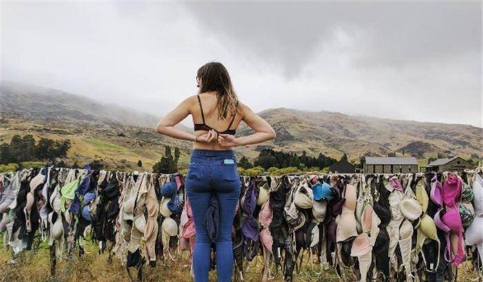 新西兰一座特殊景点，因1个意外形成惯例，女人来这纷纷解下内衣