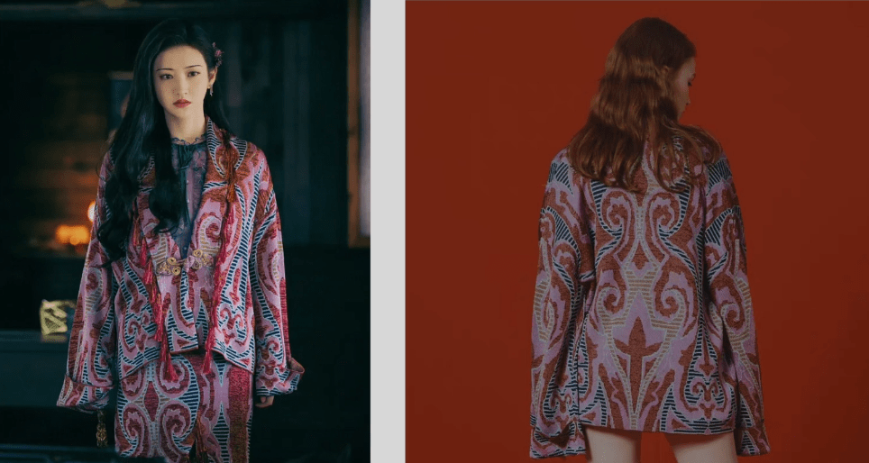 盘点司藤穿的新国风品牌,霸气女王风情万种,坐实"人间富贵_景甜_look