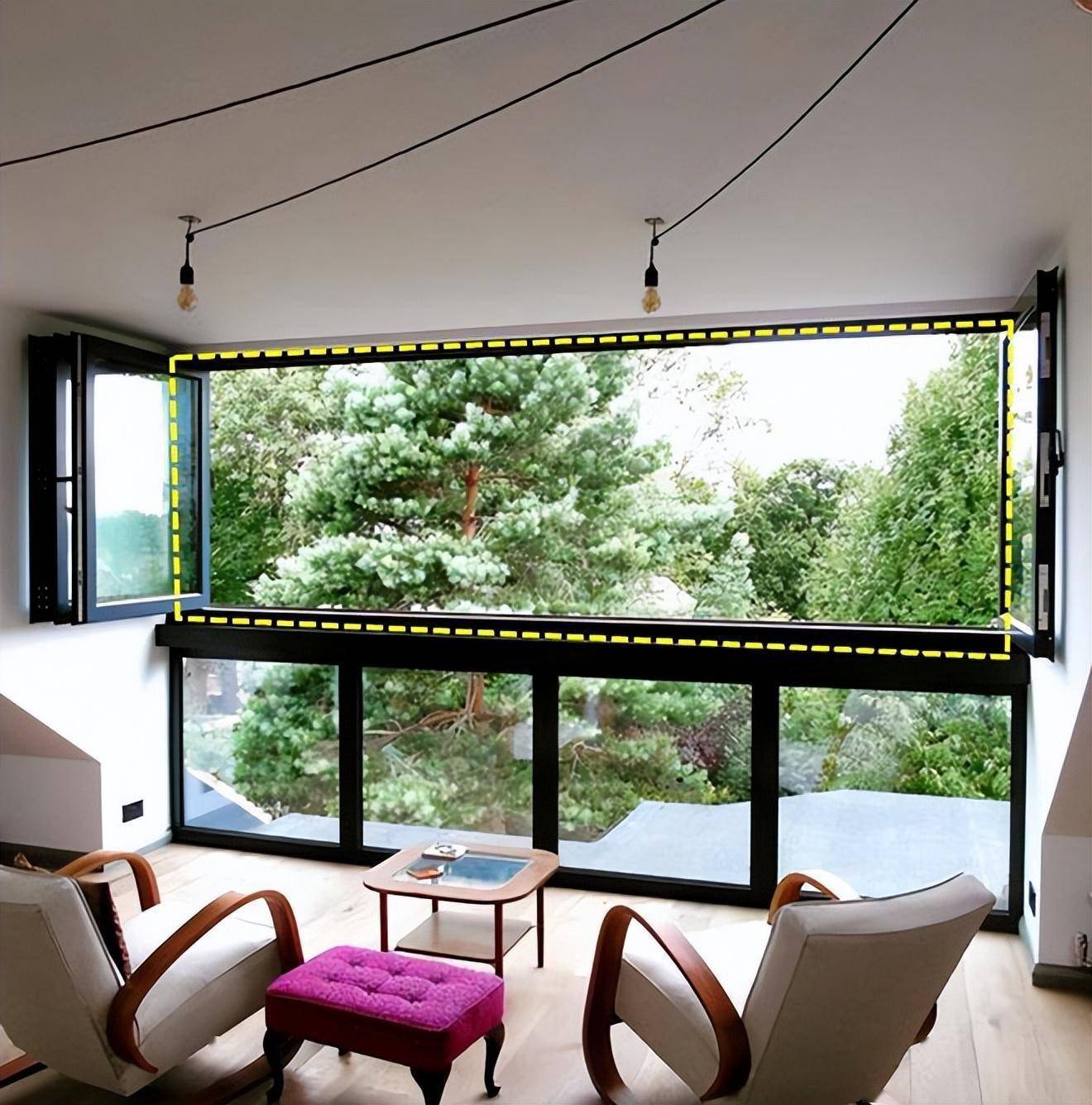 折叠窗封阳台法是的,阳台若是遇到一个好的设计,封起来的更保暖好