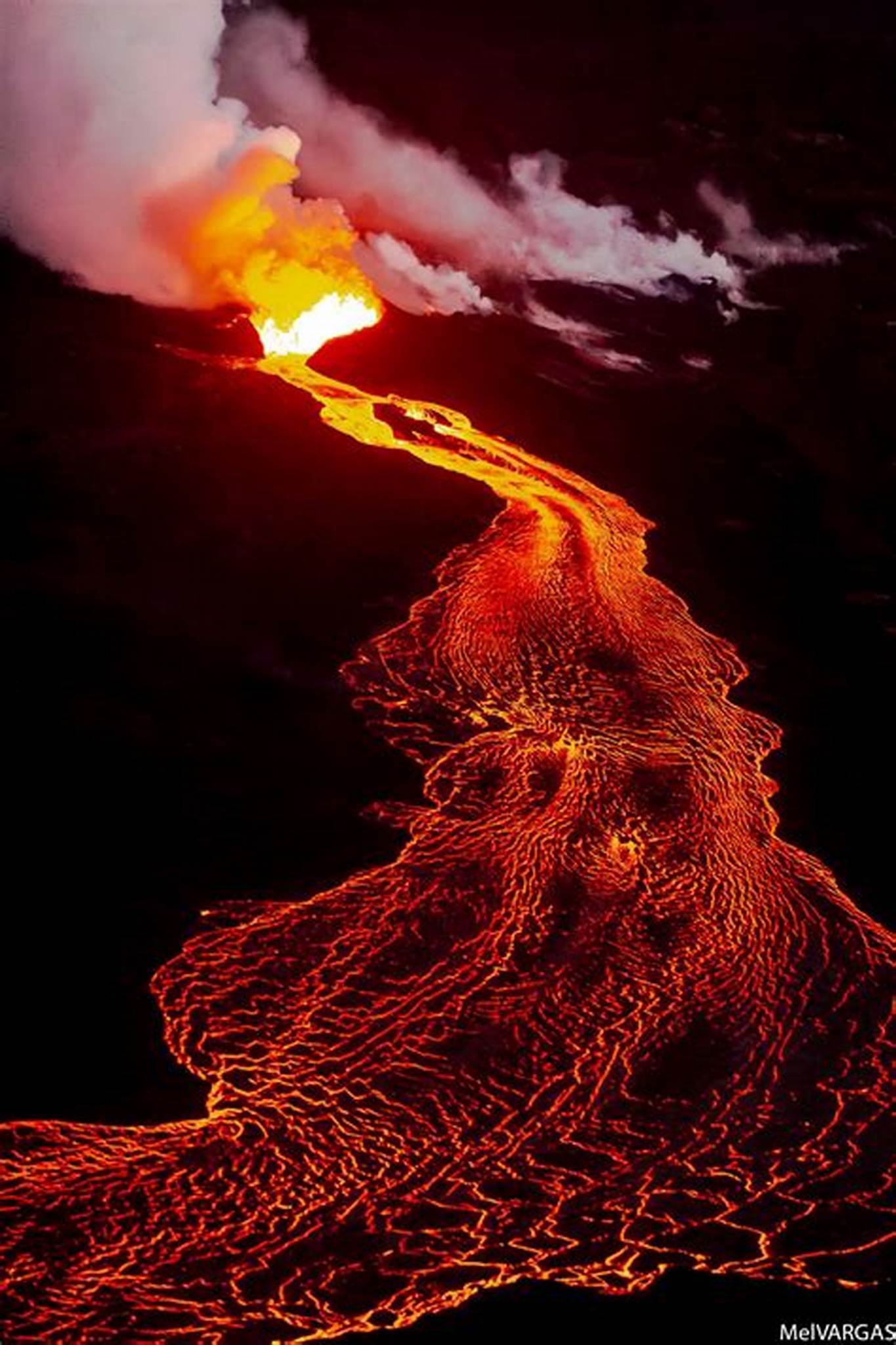 火山喷发照片图片