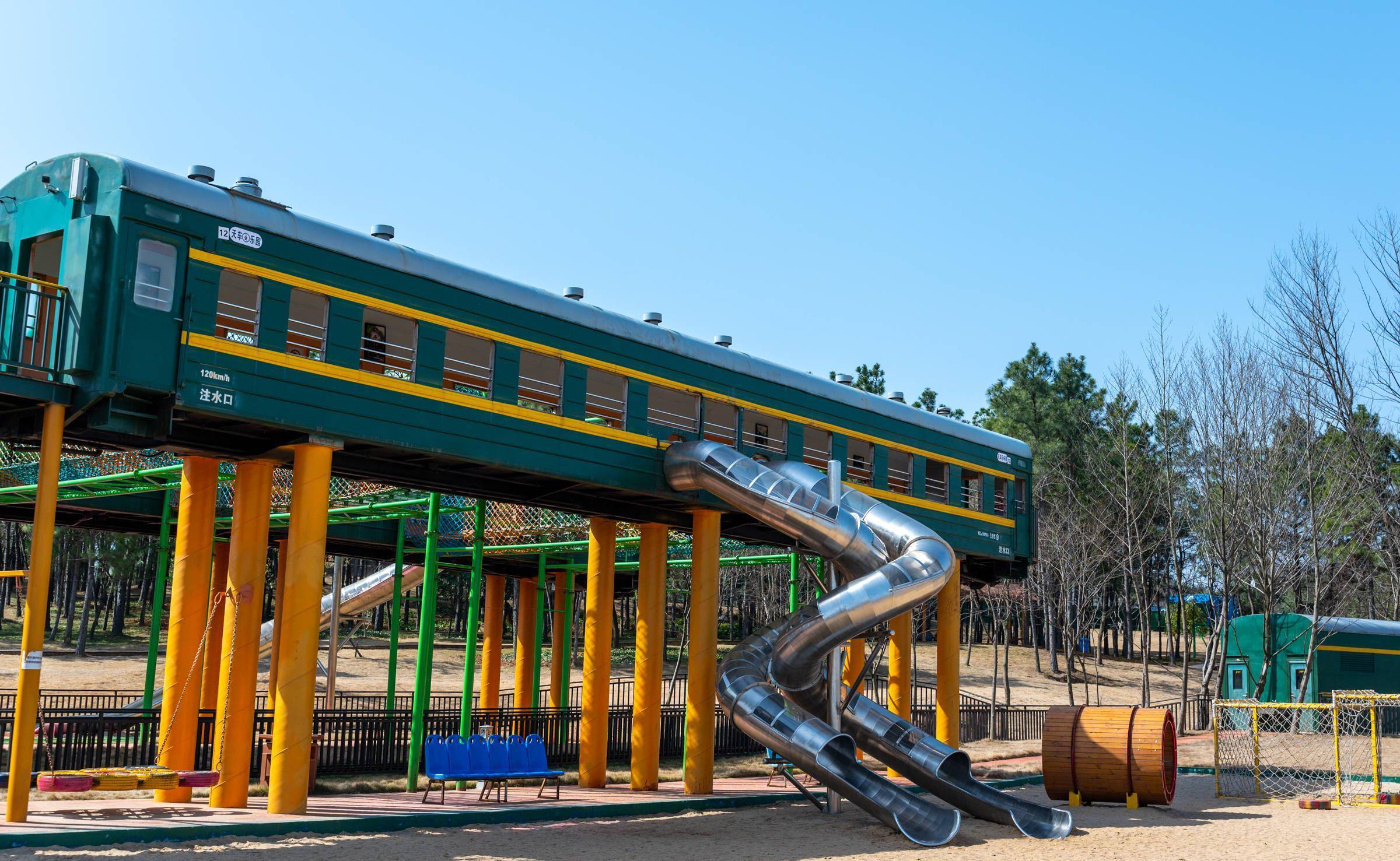 溧阳有一座火车主题乐园,就在1号公路旁,亲子游一定不要错过_曹山