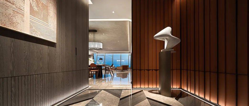 SLD梁志天|588m²爱马仕奢装摩天大宅_艺术展_香港_建筑