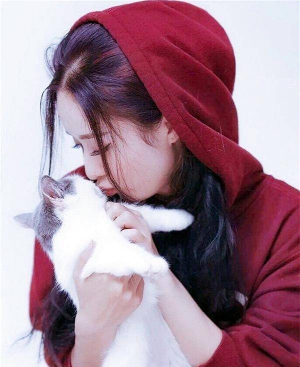 杨幂抱宠物,吴宣仪抱宠物,杨颖抱宠物,看到她:活得不如一只猫_女明星