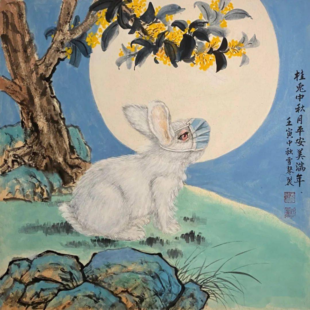 【文艺作品】贺中秋迎国庆,强国复兴有我——惠来县美术作品展_潮汕