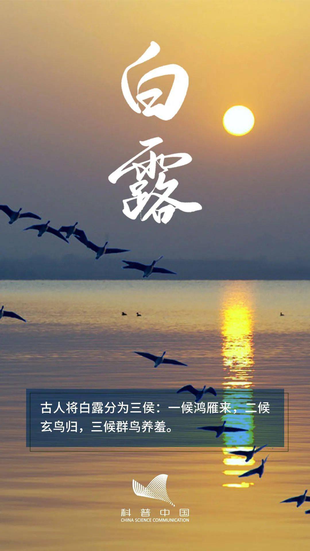 【科普节气】秋风渐凉,今日白露_时节_衣物_孟秋