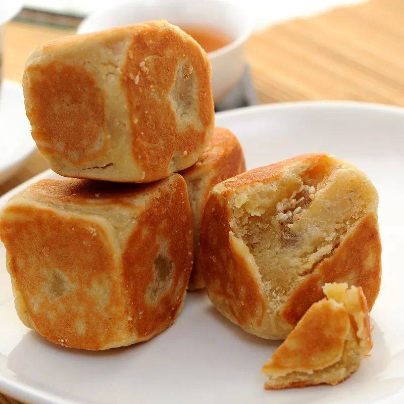 广东潮州饶平特产——宝斗饼_丈夫_绿豆_白糖