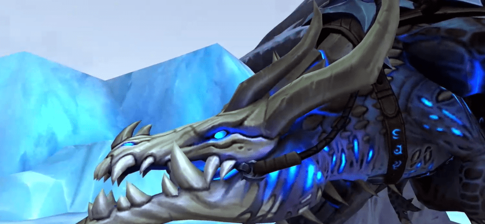 两小时解锁拉风骨龙坐骑,魔兽wlk前夕霜巢始祖魔龙上线正式服