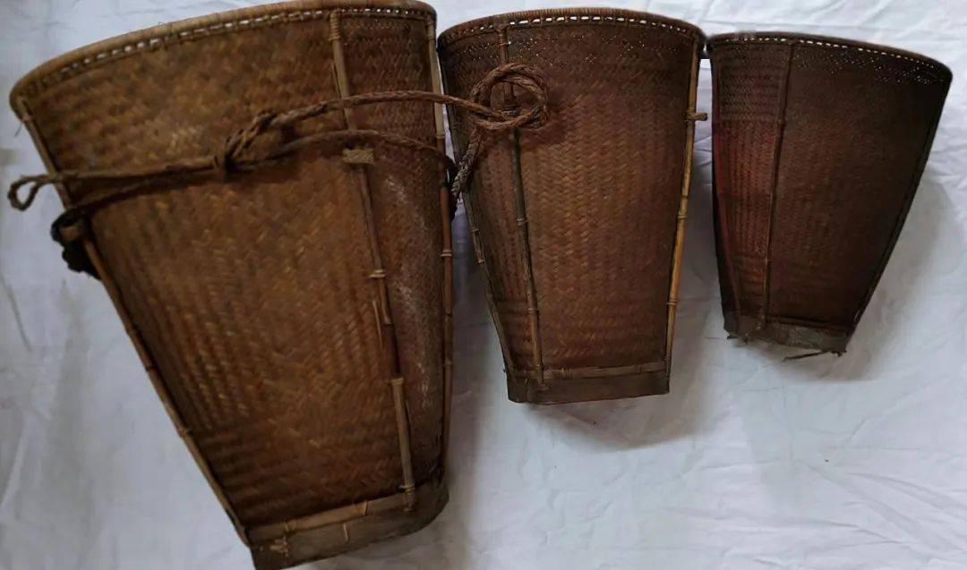 【云展览】贡山文物展览——独龙族藤篾背篓_竹篾_底座_材料