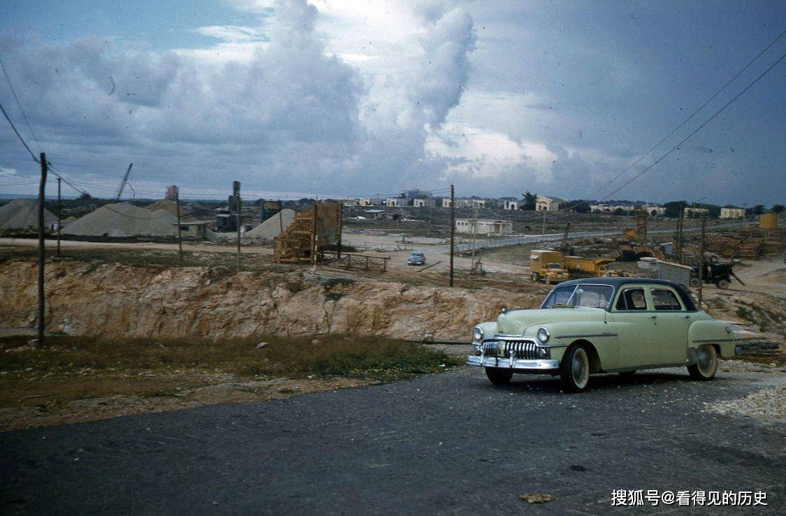 老照片 1955年的古巴 革命前的首都哈瓦那很是繁华_西奥·巴蒂斯塔