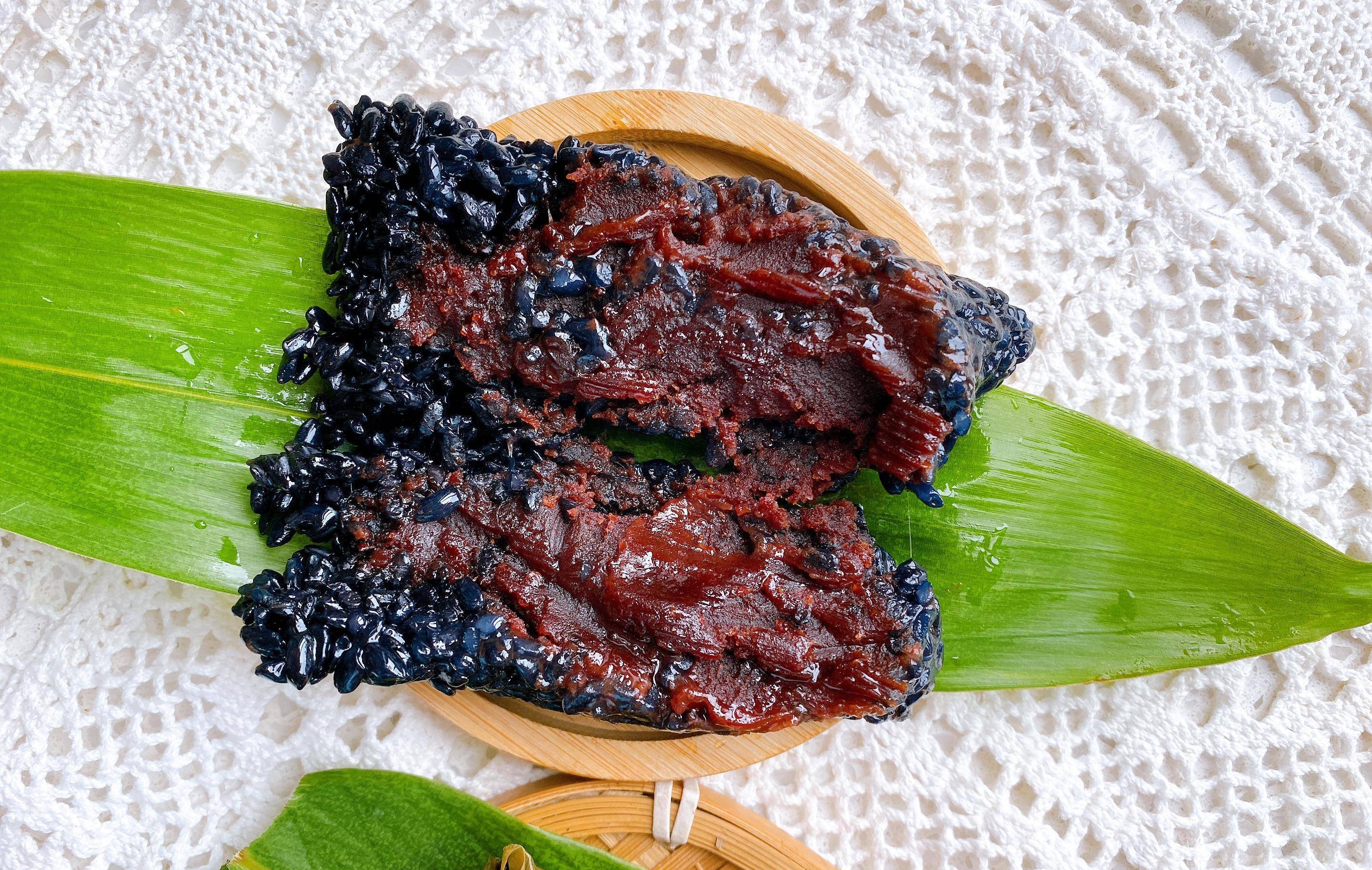 粽叶飘香,江南独有的乌饭粽,更好消化,2种口味,没有甜咸之争