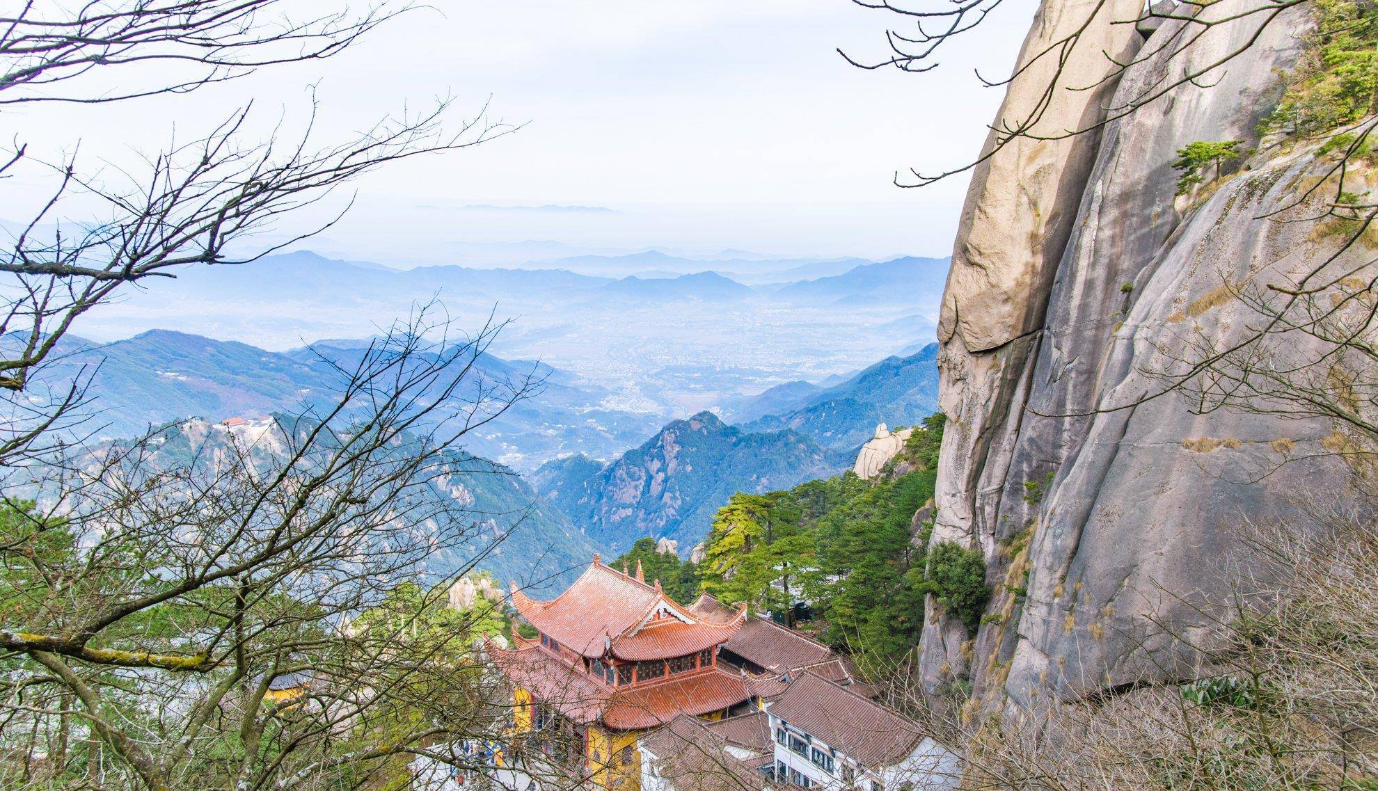 祗園禪寺 九華山全山寺院之冠 位居九華山 四大禪林 之首 祗園寺 建築 佛教 Standardscollector