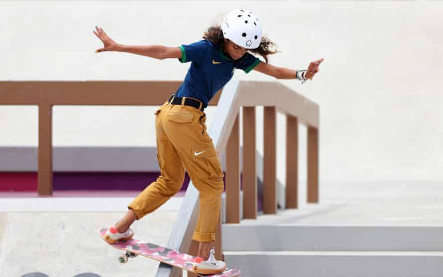 日本13岁的西屋红叶获得奥运女子街头滑板金牌_滑冰_选手_leal