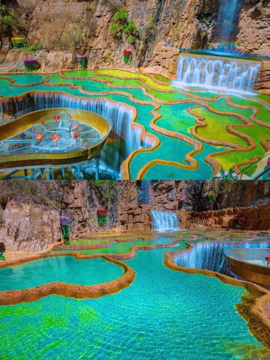 中秋小长假--石林峡 梦幻七彩池--什么神仙美景太绝了!