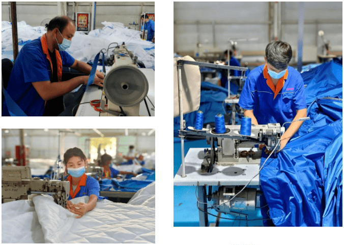 时尚控股丨"京和制造" 应急帐篷助力新疆和田疫情防控_生产_公司_车间