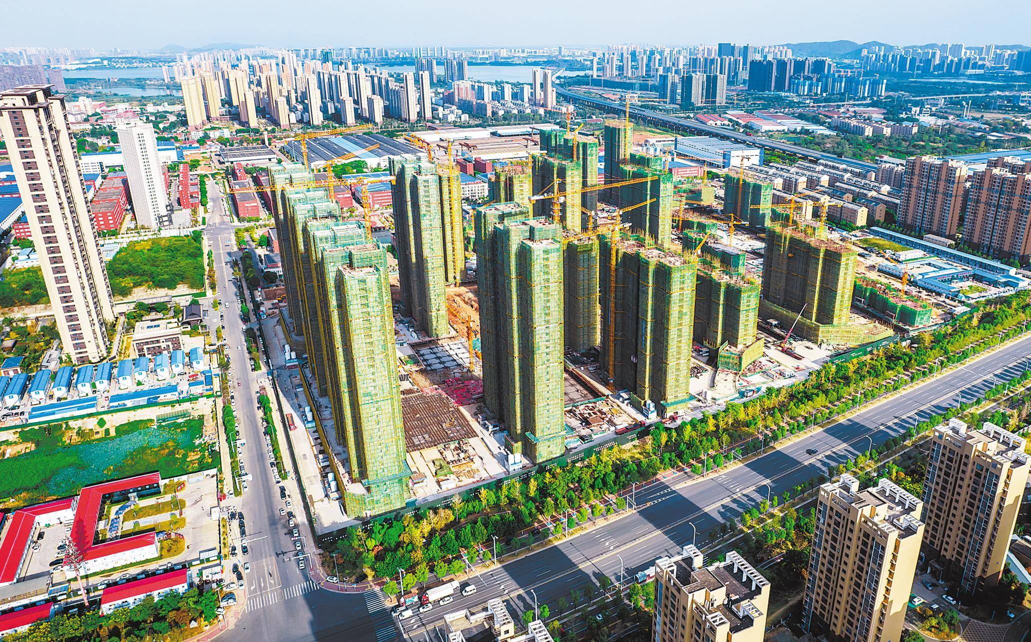 江夏加快还建小区建设_大桥_邢远_朱熙勇