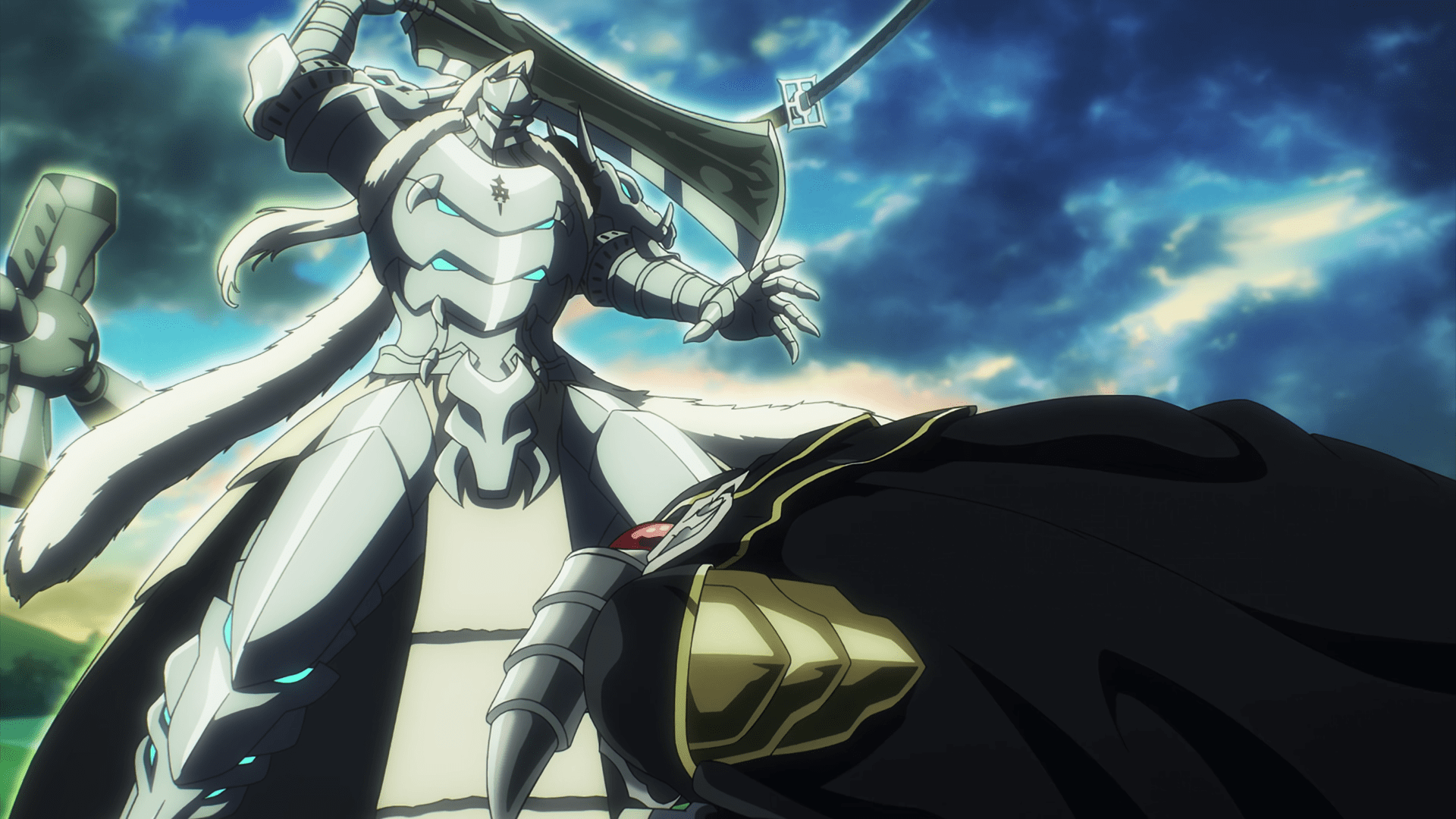《overlord4》骨王当了一回演员,跪地求饶,求不要打我_潘多拉·亚克特