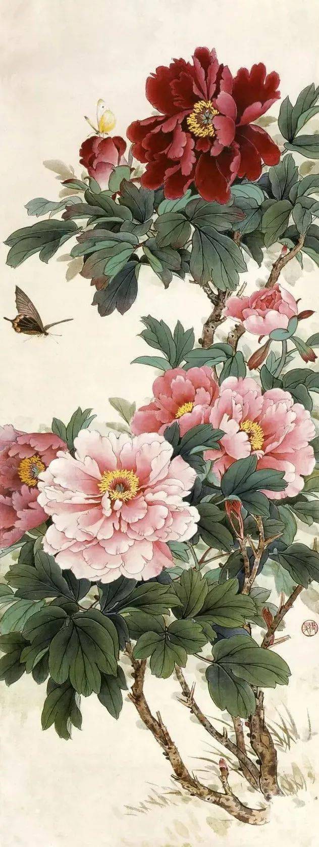 八位工笔名家的牡丹作品精选,妙不可言!_喻继高_横屏_生活