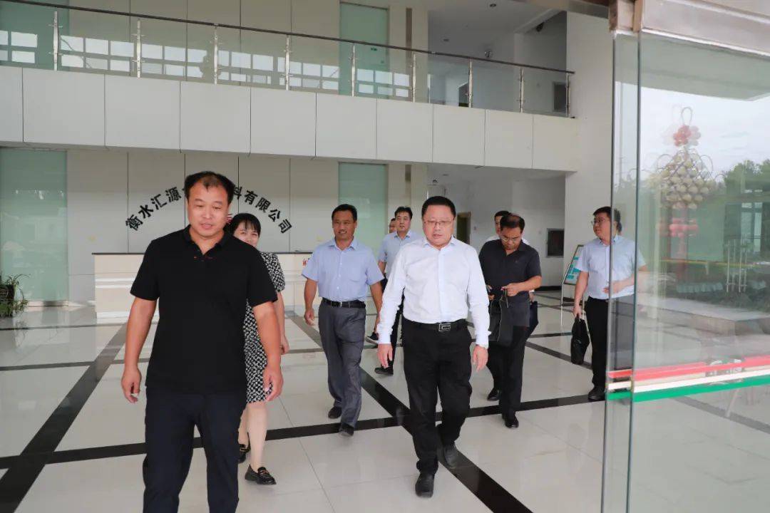 高新区领导游晨到衡水汇源食品饮料有限公司调研_企业_生产线_王文忠