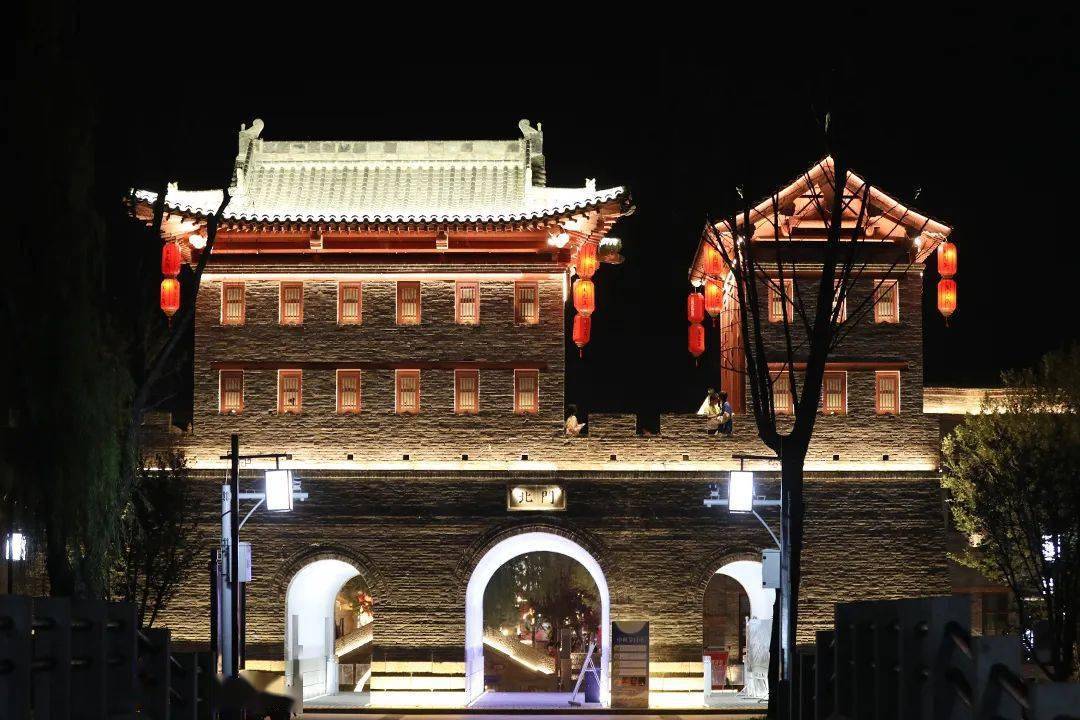 袁家村·宿迁印象,夜景纷呈!_夜色_小吃_古建筑