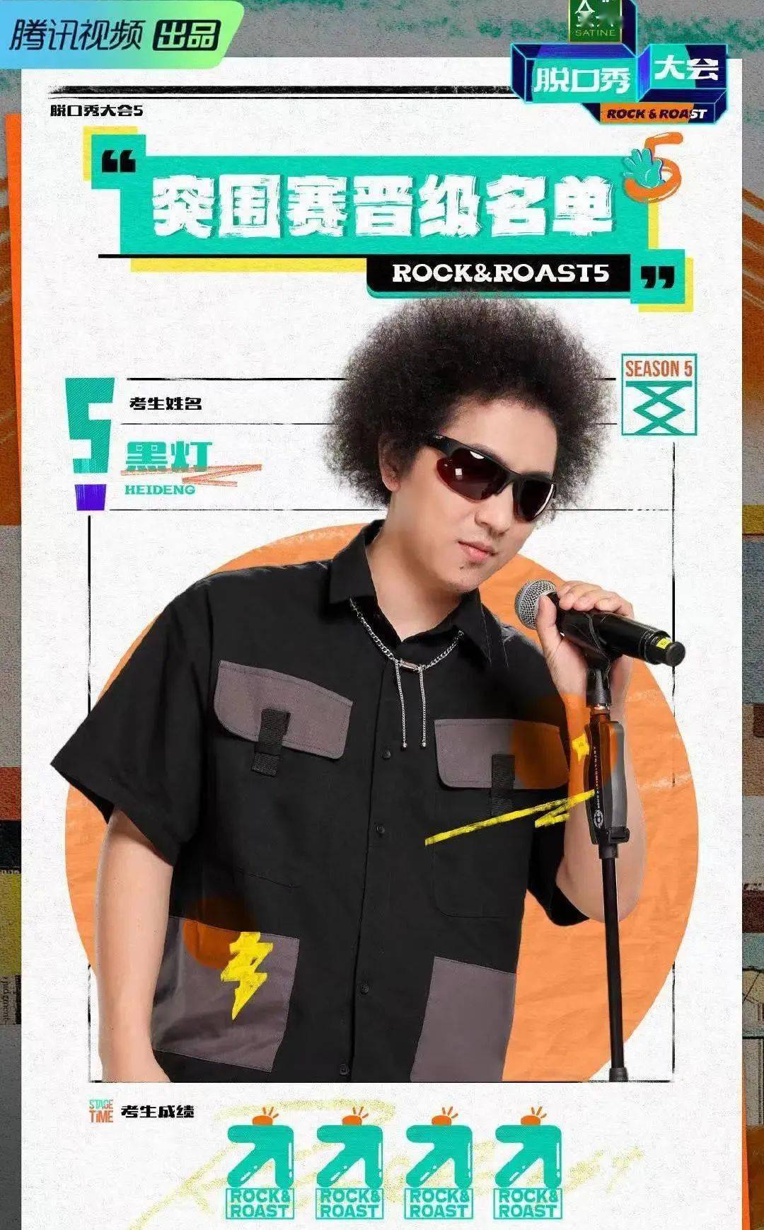 宜兴小伙"黑灯"《脱口秀大会》四灯晋级!_舞台_视频_表演