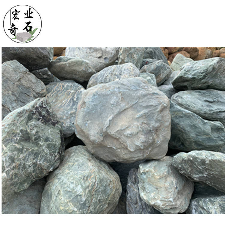 景观别墅庭院富贵绿造景,珠海富贵绿石头_石材_设计_假山