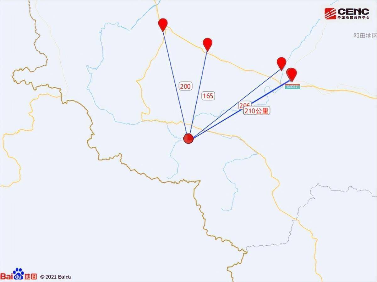 新疆和田地區皮山縣發生4.6級地震,震源深度10千米_震中_臺網_周邊