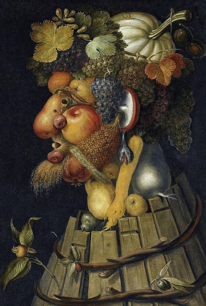 朱塞佩·阿尔钦博托《秋》1563年giuseppe arcimboldo, autumn, 1563