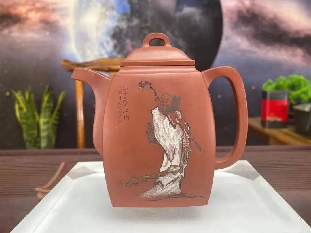 紫砂王朝:任淦庭传人,省陶瓷艺术名人【任南松】,工艺精妙,恢弘博大