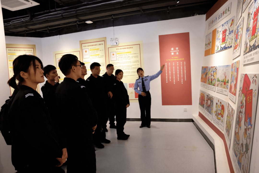 淝河监狱创新新民警培训形式,组织新民警前往安徽省法治宣传教育基地