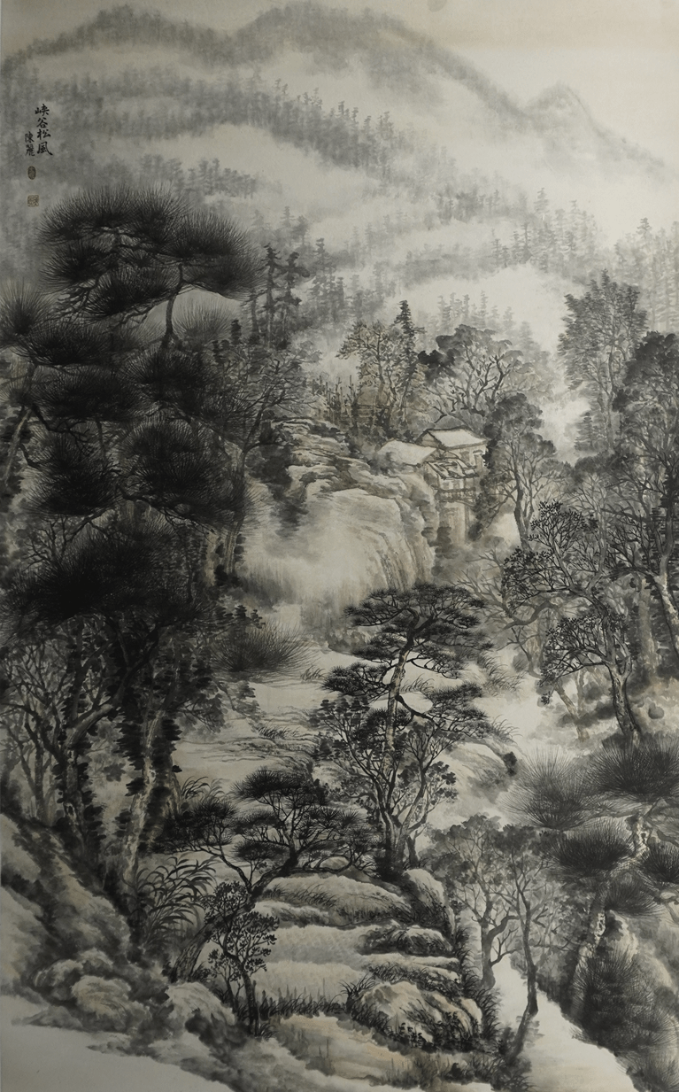 水墨清韵 —— 陈丽作品欣赏_桂林人_美术_山水