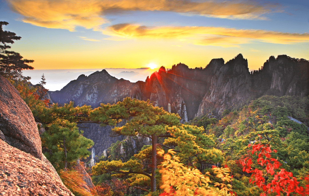 黄山秋天的景色图片