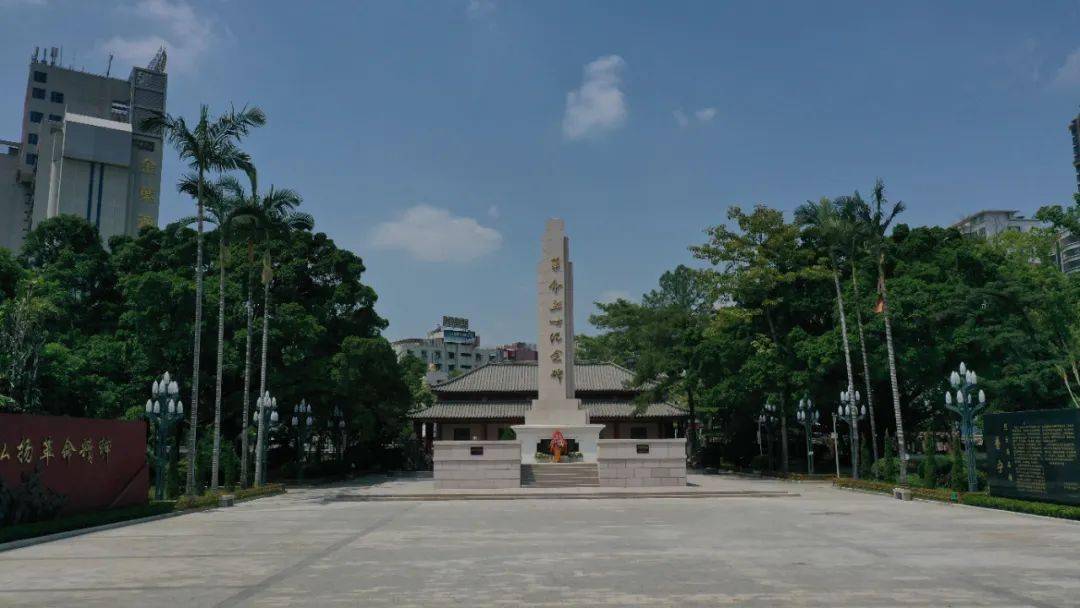 流沙人民公园修缮完成 已重新开放_红色_广场_纪念碑