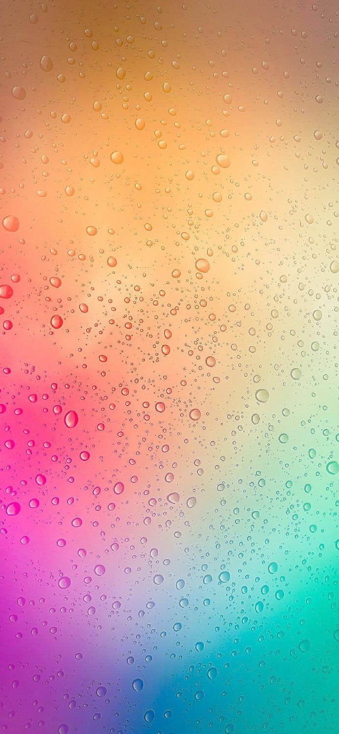 壁纸水滴绿色 壁纸水滴屏 融为一体_水印_尺寸_水滴